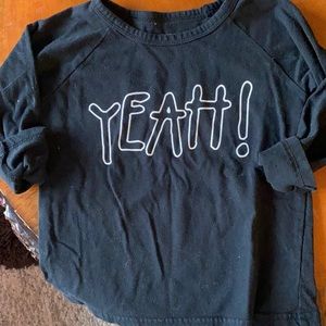 Long sleeved toddler tee.